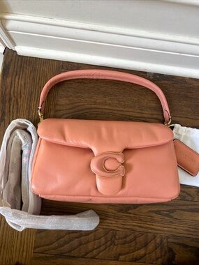Coach C0772 Tabby Pillow 26 Taffy Pink Gold Hardware Shoulder Bag Authentic